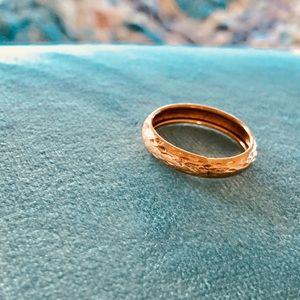 10K Yellow Gold Band 5.5 Solid